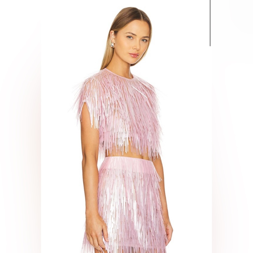 πNEW MARIANDREE GAITAN OLIVIA TOP -rose medium - Picture 2 of 13